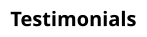 Testimonials